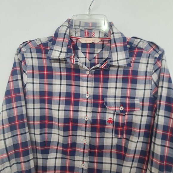 Brooks Brothers Women's Button Front Shirt Plaid Size 8 - Picture 3 of 8